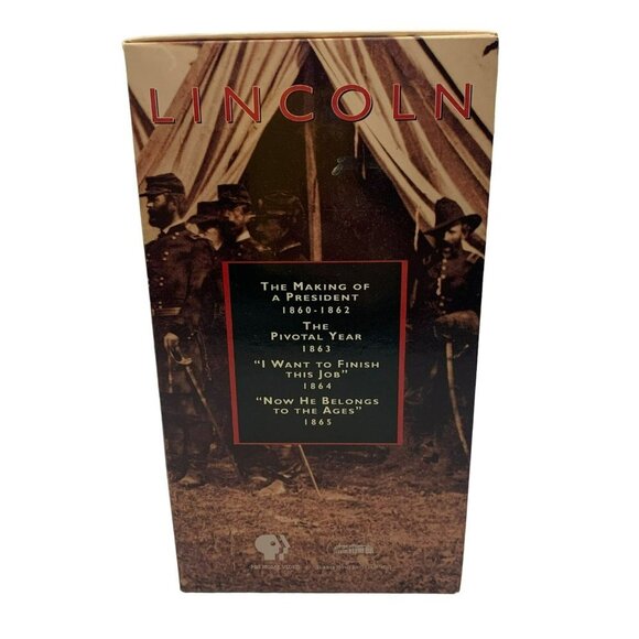 Lincoln Time Life NARRATED BY JAMES EARL JONES - 4 VHS Tape Set (1992) - Picture 3 of 7